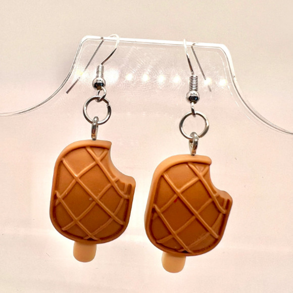Ice Cream Bar Earrings - Summer Earrings - Beach Vacation Earrings - Picture 1 of 8